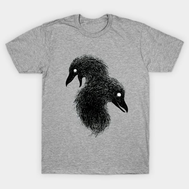 Huginn and Muninn T-Shirt by Louielei